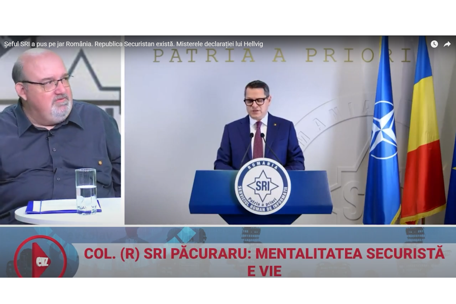 Șeful SRI a pus pe jar România. Republica Securistan există. Misterele declarației lui Hellvig